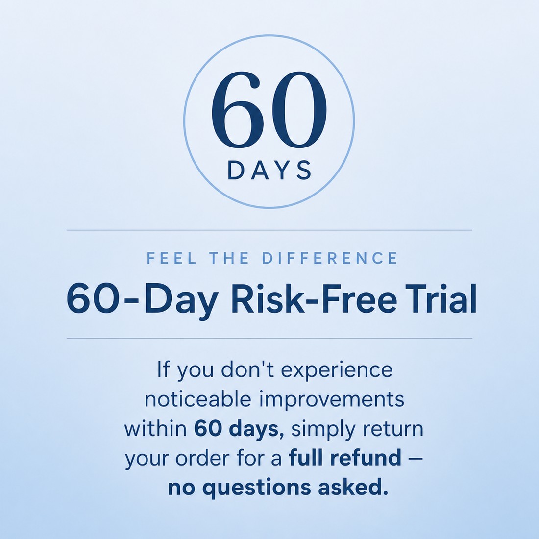 60-Day Risk-Free Trial — Feel the Difference